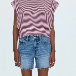 Pistola Kennedy Relaxed Mid Rise Cut Off Short